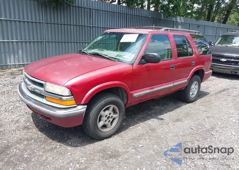 2000 Chevrolet Blazer Ls z USA, uszkodzony, nr VIN 1GNDT13W6Y2286541
